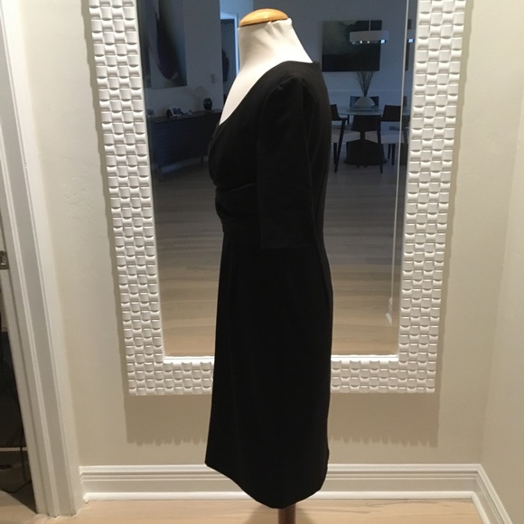Donna Ricco NY Black Modern w/ Detail Dress 4 EUC - Picture 8 of 12